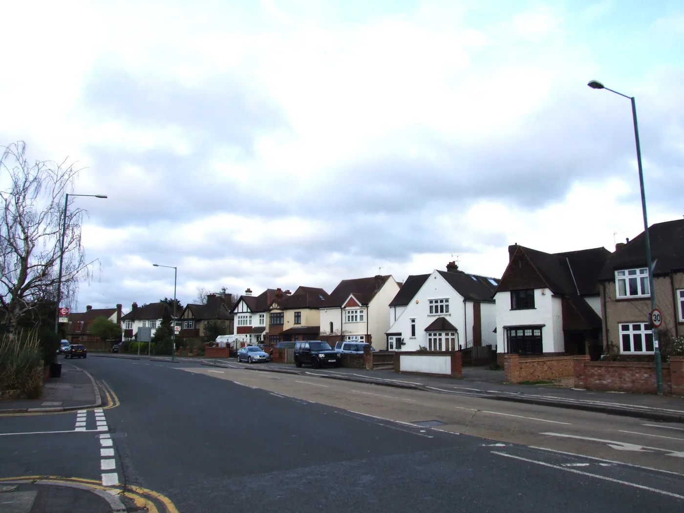 Shepherds Lane, Dartford, in an earlier photo. It does not show the car meet.