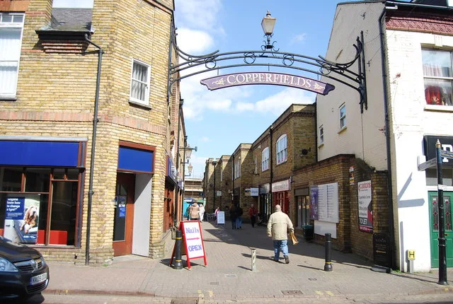 The Copperfields arch off Spital Street, where Dartford Larder now trades. The photo was taken in 2013, before the Larder opened.