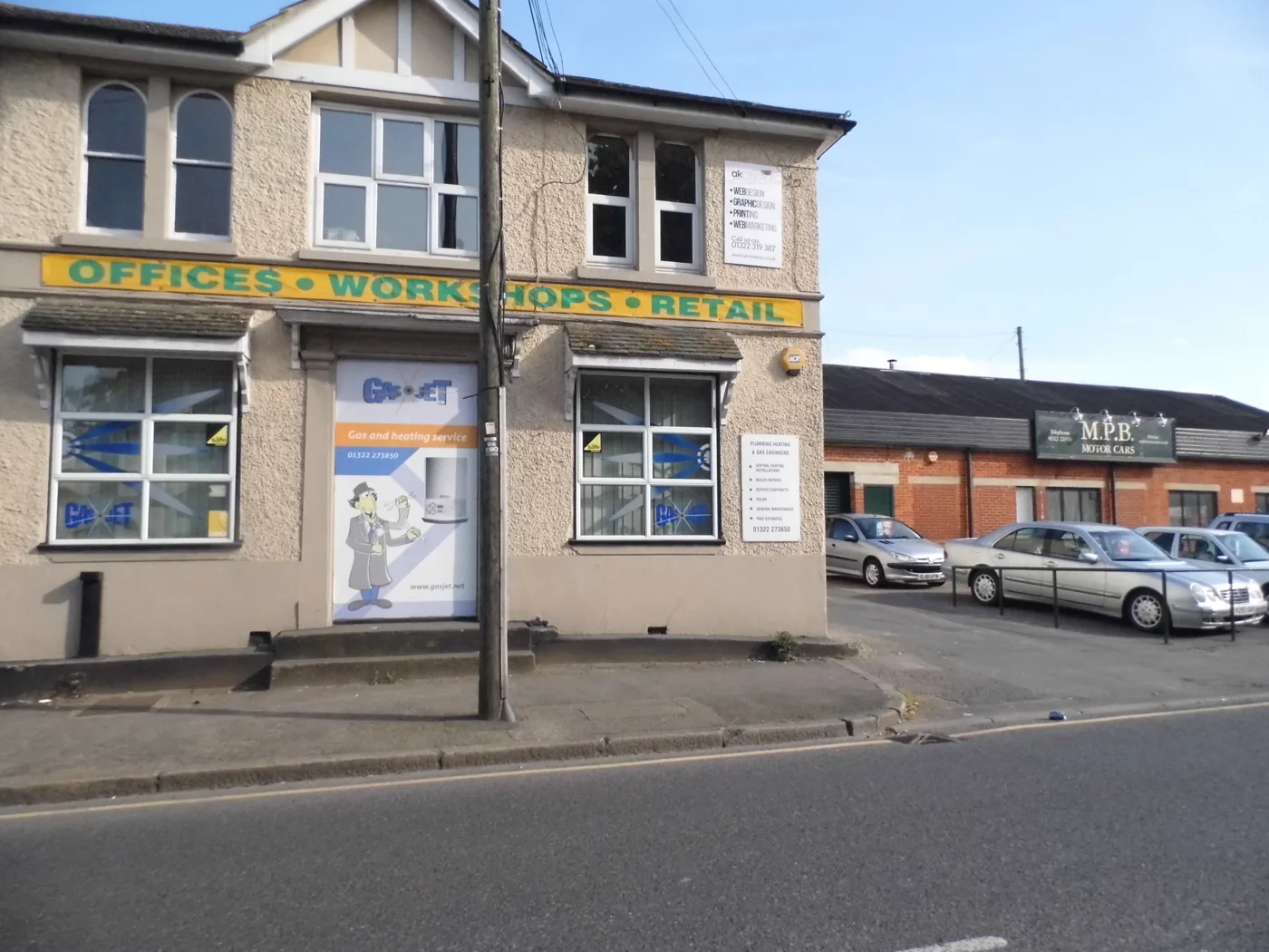 Businesses on London Road in Stone, the road the proposed store would front